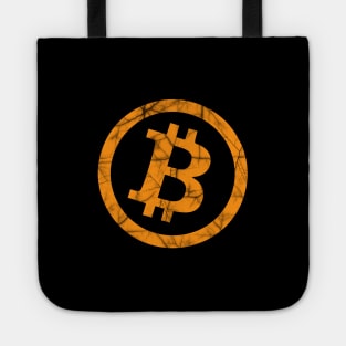 Bitcoin Icon Vintage Tote