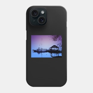 Tranquility In Blue And Purple Phone Case