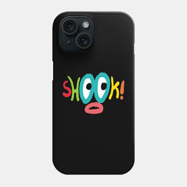 Shook Phone Case by Mark Ewbie