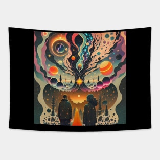 Twin Flame Space Tapestry