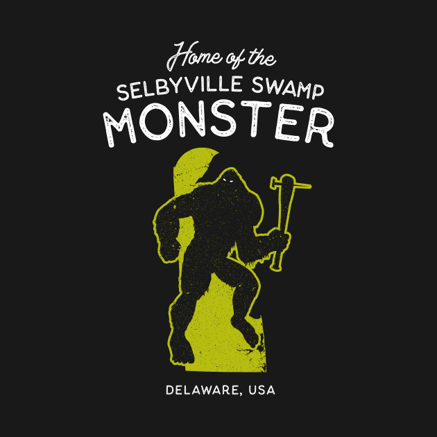 Home of the Selbyville Swamp Monster - Delaware, USA Cryptid by Strangeology