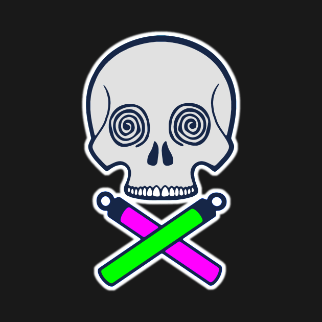 Jolly Roger Glowsticks by SarahJoncas