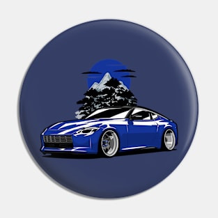 Blue Z JDM Pin