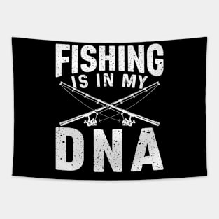 Fishing Is My Hobby And A Day Without Fishing Rod Funny Tapestry