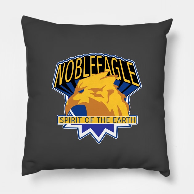 Noble Eagle Spirit Pillow by Javier Casillas