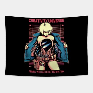 Creativity Universe, armed with artistic inspiration Tapestry