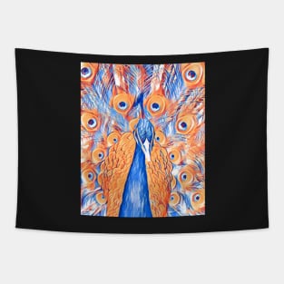 Saraswati Peacock Tapestry