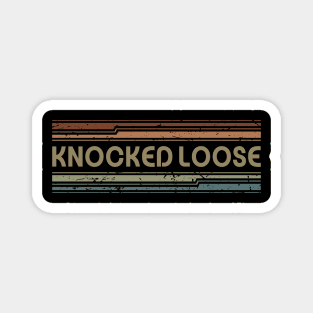 Knocked Loose Retro Lines Magnet