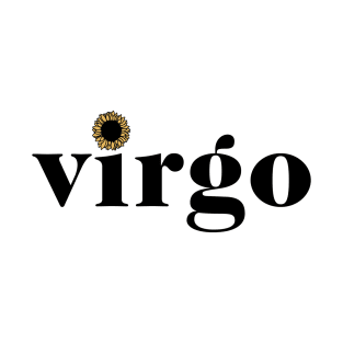 Virgo Sunflower Zodiac T-Shirt