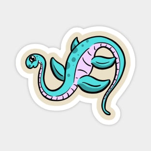 plesiosaurus diplodocus dinosaur cartoon character Magnet