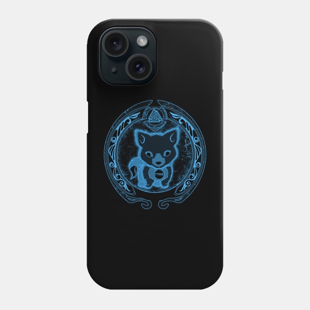 Cute Fenris Wolf Phone Case by NicGrayTees