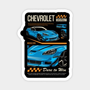 Corvette C6 Dare to Win Magnet