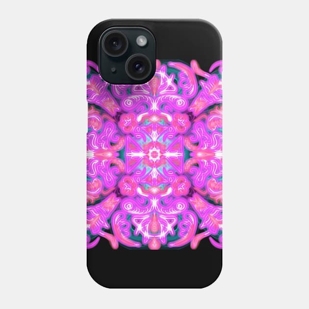 Lilac neon light Phone Case by maryglu