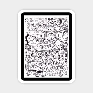 Doodle City Magnet