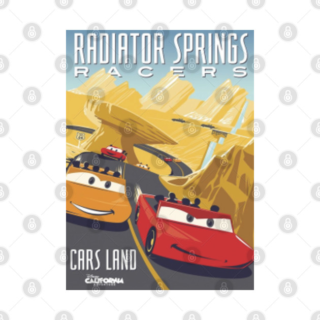 Radiator Springs Racers Cars TShirt TeePublic