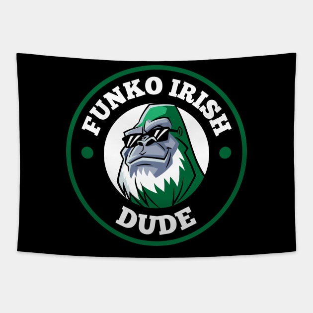 FUNKO IRISH DUDE LOGO Tapestry by KOPY KAT