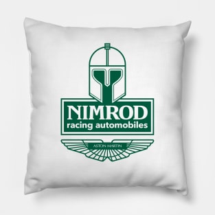 Aston Martin Nimrod Group C Team emblem - 1982 - British Racing Green print Pillow