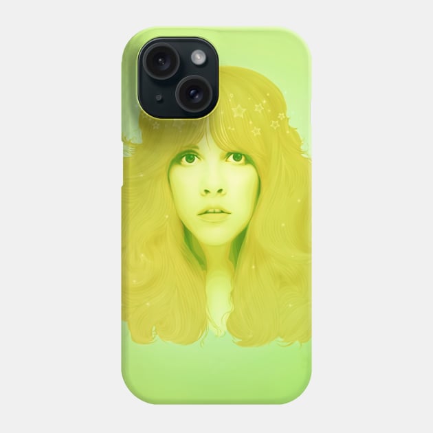 Stevie Nicks Green Phone Case by secukupnya