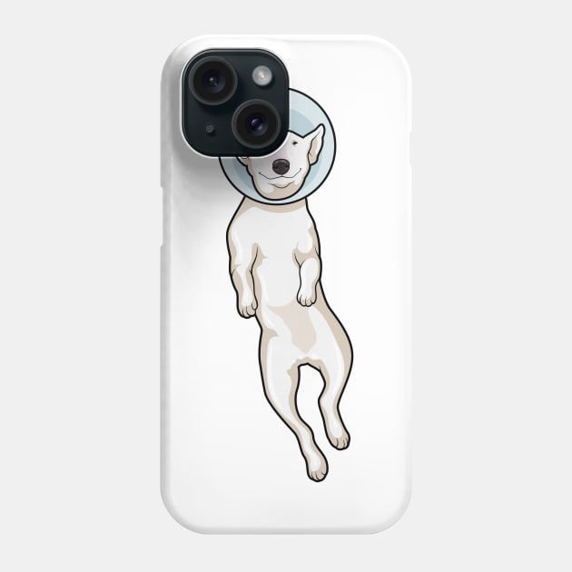 Bull Terrier Space Phone Case by Markus Schnabel