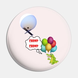 Chomp Chomp Spy Balloon Pin