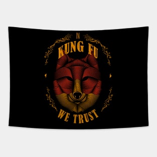 In Kung Fu we trust: Kung-Fu fighter Tapestry