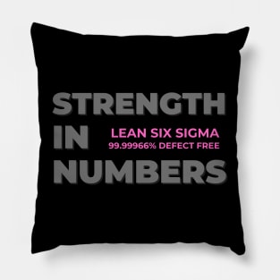 Strength in Numbers, Lean Six Sigma Pillow