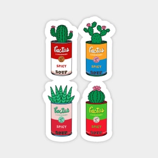 Cactus pop art Magnet