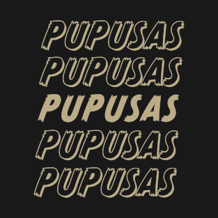 El Salvador plain text Salvadorian Merch, Cipote, Pupusas T-Shirt
