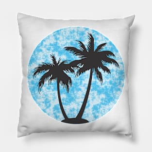 Coconut Tree on Sky Pillow