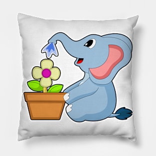 Elephant Plant pot Flower Pillow