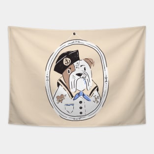 Sailor Bull Dog Tapestry