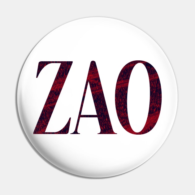 Sendumerindu Zao - Simple Typography Style Pin