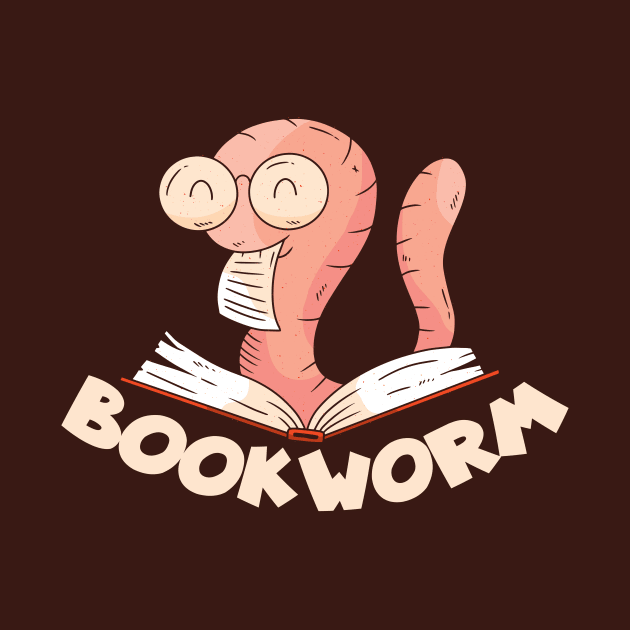 Cute Bookworm by SLAG_Creative