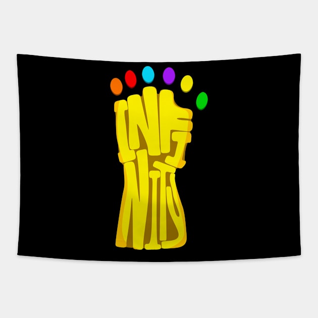 Infinity Gauntlet Tapestry by Near Human Intelligence