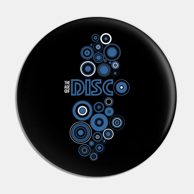 Disco blue Pin by HelenaCooper