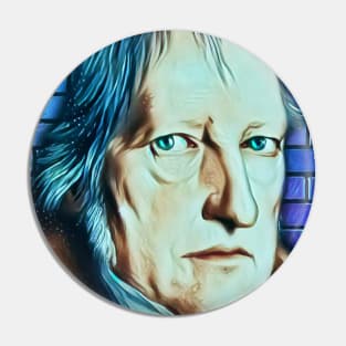 Georg Wilhelm Friedrich Hegel Abstract Portrait | Georg Wilhelm Friedrich Hegel Artwork 6 Pin