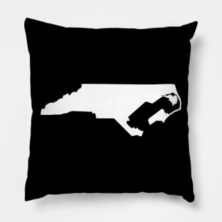 North Carolina Jeep State Dark Pillow