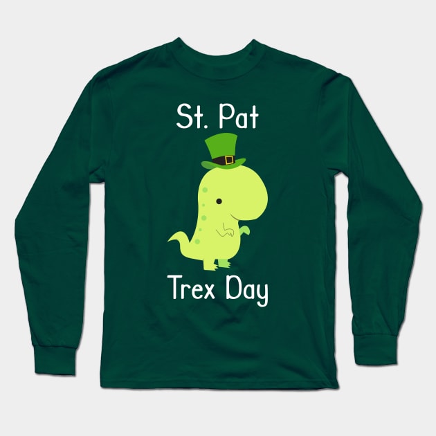 Kids Happy St. Pat T-Rex Day Cute St. Patrick's Pun Gift Kids Happy St. Pat T-Rex Day Cute St. Patrick's Pun Gift