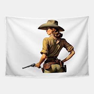 Cowgirl Tapestry