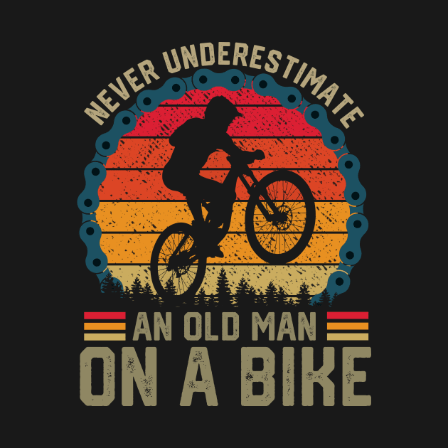 Never Underestimate an Old Man on a Bike by banayan
