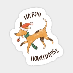 Happy Howlidays Magnet