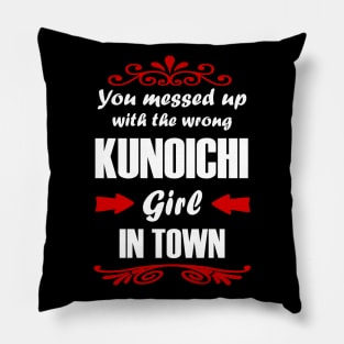 Kunoichi Girls' Ninja Birthday Gift Pillow