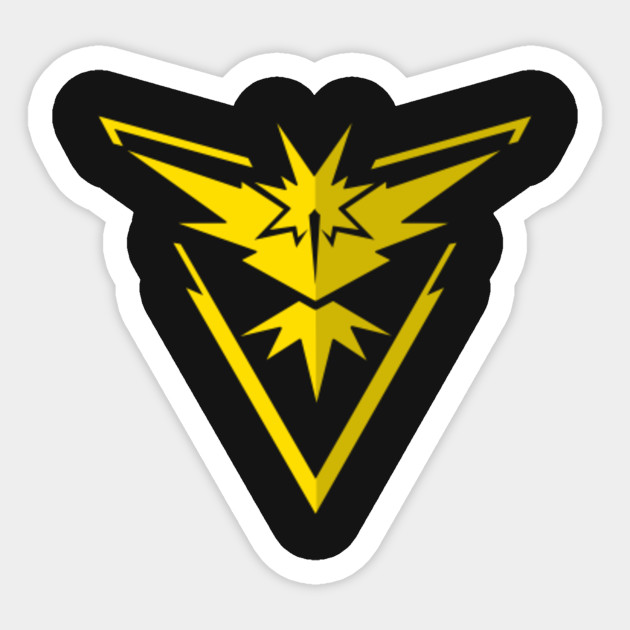 Pokémon Go Team Instinct Logo Team Instinct Sticker Teepublic