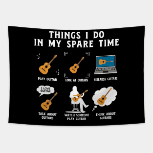 Things I Do In My Spare Time Quotes Funny Gift T-Shirt Tapestry