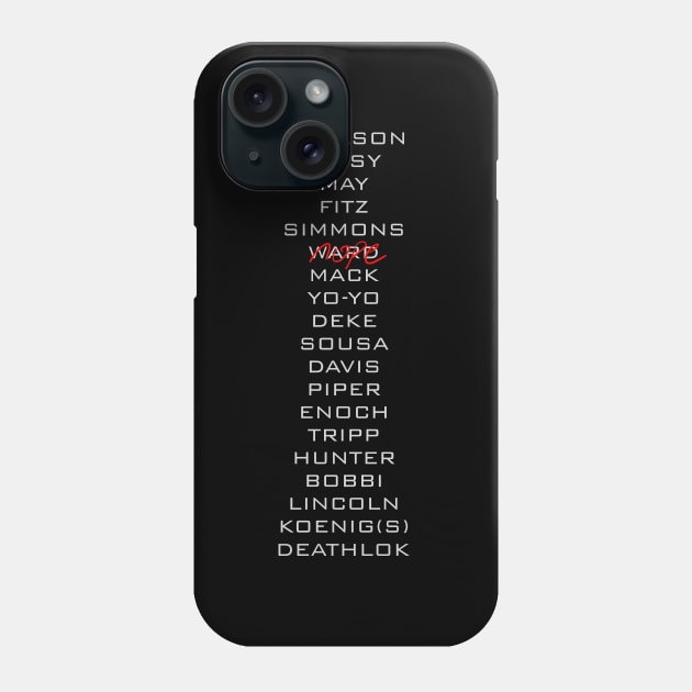 A few Agents of S.H.I.E.L.D. Phone Case by CaptainOceanSkydive