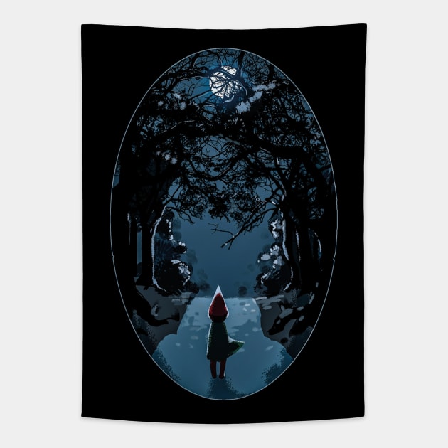 Deep night - Over The Garden Wall Tapestry by Evedashy