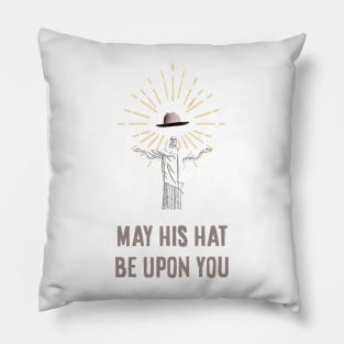 Saint Larry of the Hat Pillow