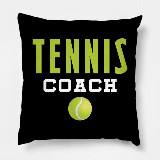 Tennis coach Pillow by Mamon