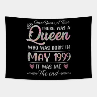 Girls 21th Birthday Queen May 1999 21 Years Old Tapestry