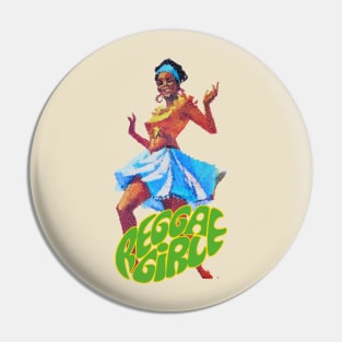 Reggae Girl Pin